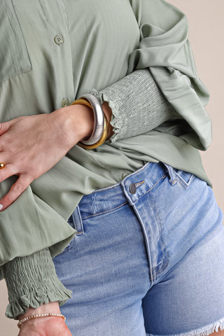 Win My Heart Button Down Top *Final Sale*