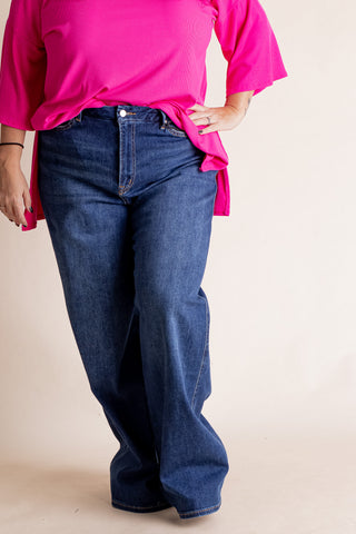 Alaiya Super High Rise Skater Jeans - CURVY *Final Sale*