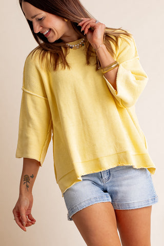 Look Forward Mineral Wash Sweater
