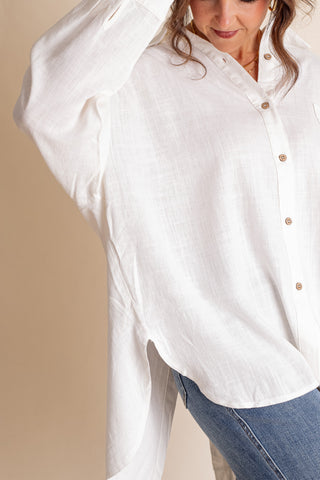 Coming Home Button Down Top *Final Sale*