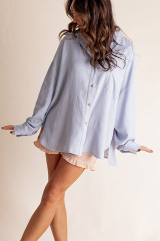 Coming Home Button Down Top *Final Sale*