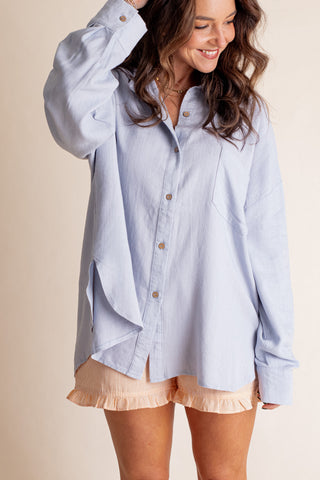 Coming Home Button Down Top *Final Sale*
