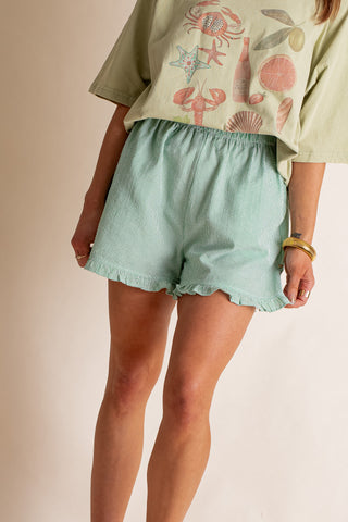 Do Your Thing Ruffle Hem Shorts *Final Sale*