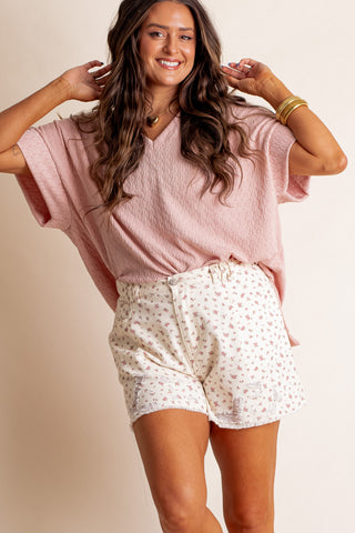 Happy Endings V Neck Top *Final Sale*
