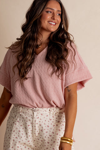 Happy Endings V Neck Top *Final Sale*