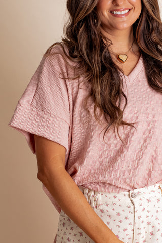 Happy Endings V Neck Top *Final Sale*