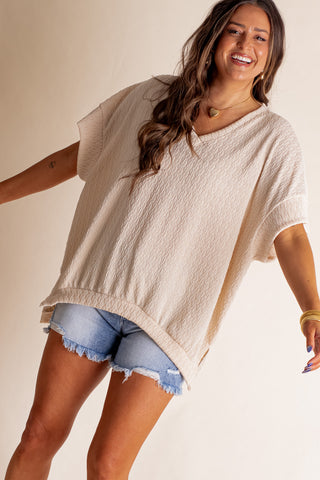 Happy Endings V Neck Top *Final Sale*