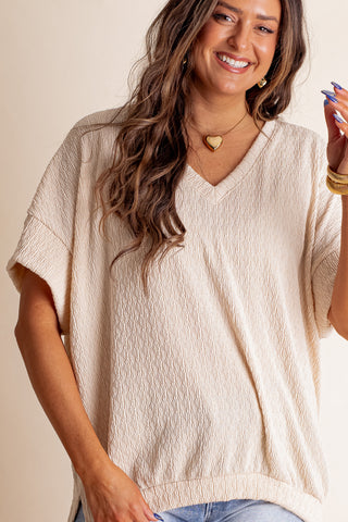 Happy Endings V Neck Top *Final Sale*