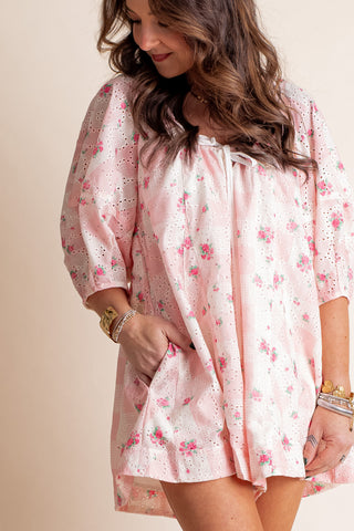 Choose To Shine Floral Romper *Final Sale*