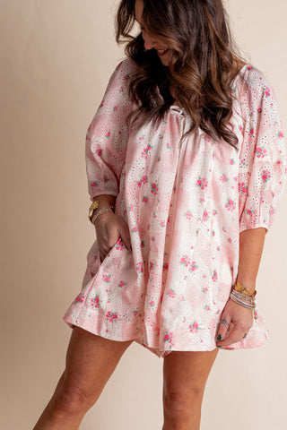 Choose To Shine Floral Romper *Final Sale*