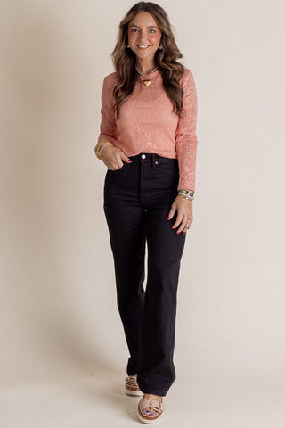 Perfect For You Floral Mesh Top *Final Sale*