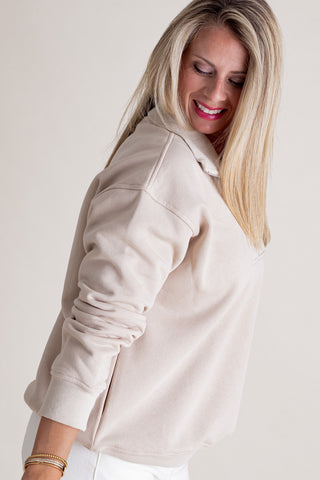 Come With Me Quarter Zip Pullover *Final Sale*