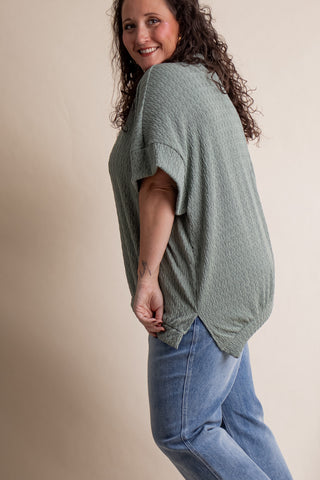 Happy Endings V Neck Top *Final Sale*