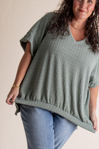 Happy Endings V Neck Top *Final Sale*