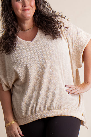 Happy Endings V Neck Top *Final Sale*