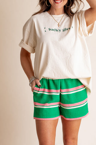 In Your Turn Striped Shorts *Final Sale*