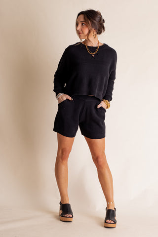 Don't Blink Relaxed Fit Top and Shorts Set *Final Sale*