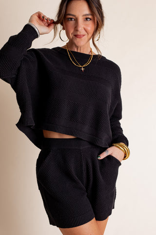 Don't Blink Relaxed Fit Top and Shorts Set *Final Sale*