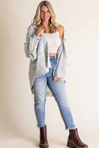 Like The First Time Button Down Top