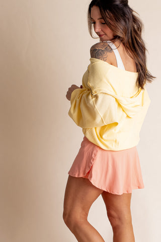 A New Wish Waffle Knit Hoodie *Final Sale*