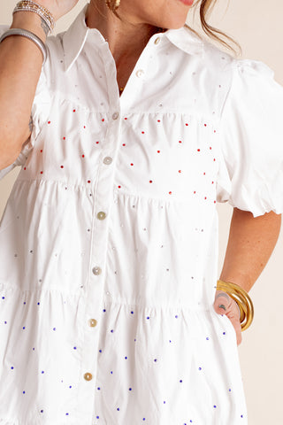 Just A Memory Puff Sleeve Dress *Final Sale*