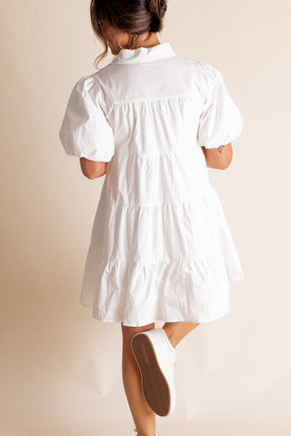 Just A Memory Puff Sleeve Dress *Final Sale*