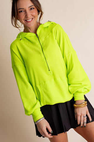 A New Wish Waffle Knit Hoodie *Final Sale*