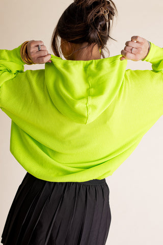 A New Wish Waffle Knit Hoodie *Final Sale*