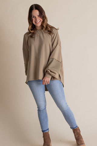 Private Smiles Round Neck Top *Final Sale*