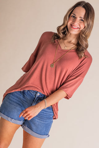 Nellie V Neck Tee *Final Sale*