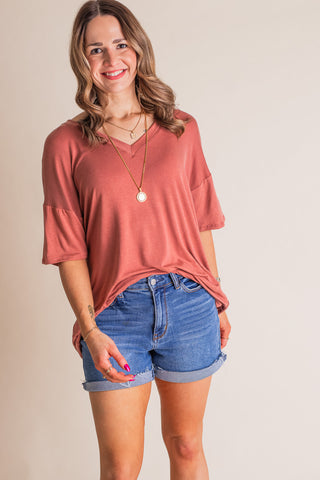 Nellie V Neck Tee *Final Sale*