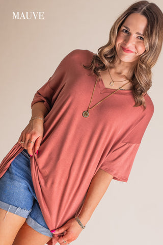 Nellie V Neck Tee *Final Sale*
