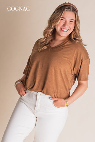 Nellie V Neck Tee *Final Sale*