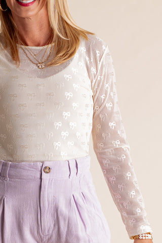 Beginning to Fall Mesh Top *Final Sale*