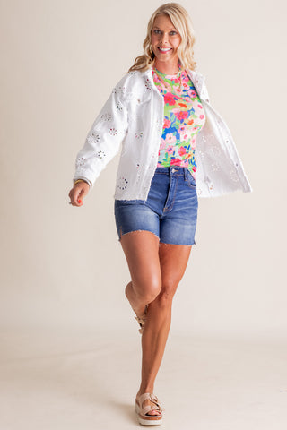 Up For It Embroidered Jacket *Final Sale*