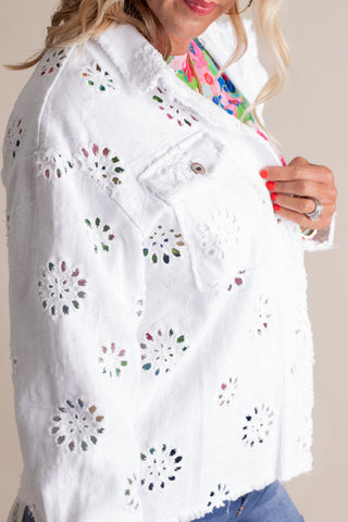 Up For It Embroidered Jacket *Final Sale*