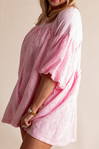 Going With You Balloon Sleeve Mini Dress *Final Sale*