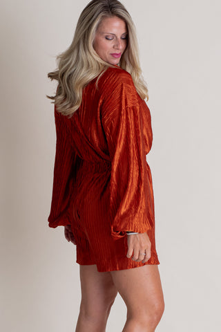 Just For Now Textured Romper *Final Sale*