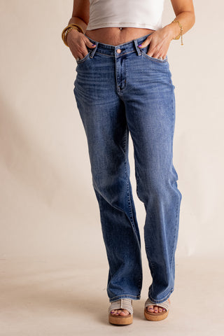 Baylor High Rise Straight Leg Jeans *Final Sale*