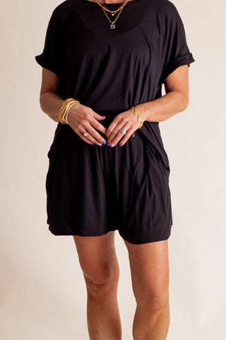 Dream Big Round Neck Top and Shorts Set *Final Sale*