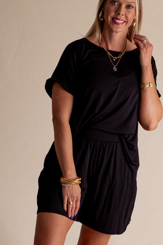 Dream Big Round Neck Top and Shorts Set *Final Sale*