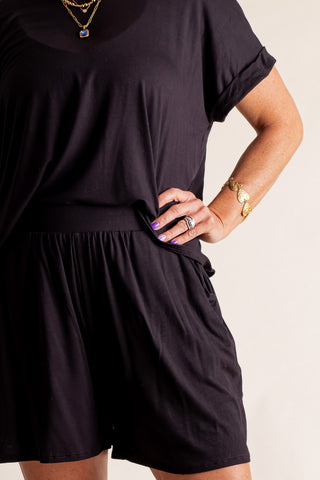 Dream Big Round Neck Top and Shorts Set *Final Sale*