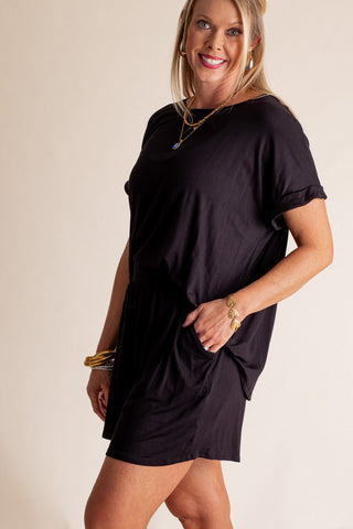 Dream Big Round Neck Top and Shorts Set *Final Sale*