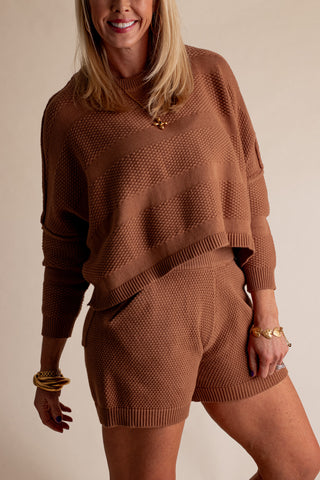 Don't Blink Relaxed Fit Top and Shorts Set *Final Sale*
