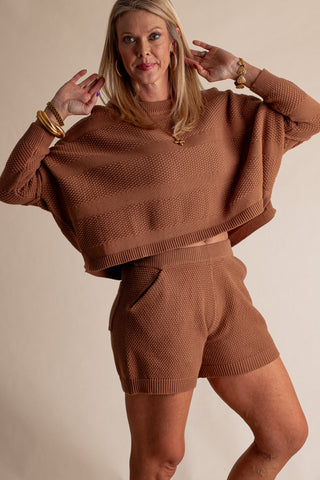 Don't Blink Relaxed Fit Top and Shorts Set *Final Sale*