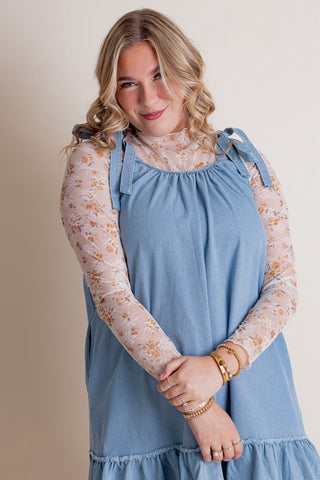 Love Notes Sheer Top *Final Sale*