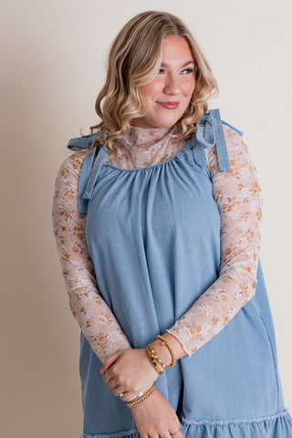 Love Notes Sheer Top *Final Sale*