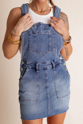 Linley High Waist Overall Dress *Final Sale*