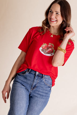 Chocolate Covered Strawberries Tee *Final Sale*