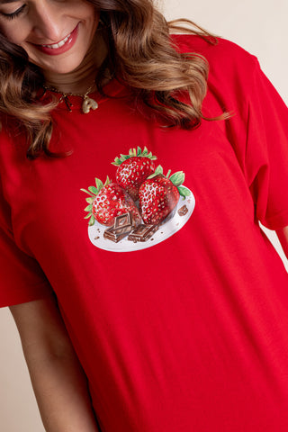 Chocolate Covered Strawberries Tee *Final Sale*